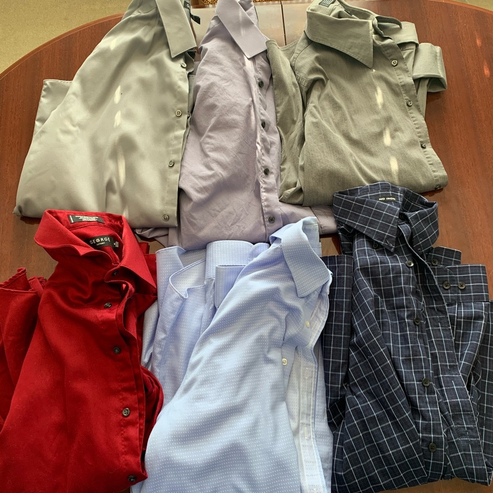 Lot of 6 dress shirts